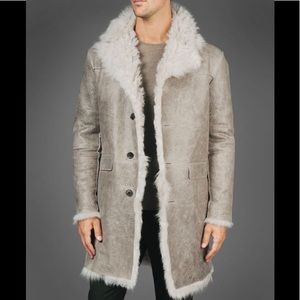 John Varvatos Shearling coat. USA 40 EU 50.